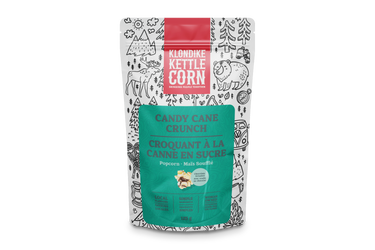 Candy Cane Crunch (chocolate drizzle) popcorn